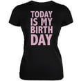thumbnail image 1 of Today Is My 16th Birthday Girl Black Juniors Soft T-Shirt - 2X-Large, 1 of 1
