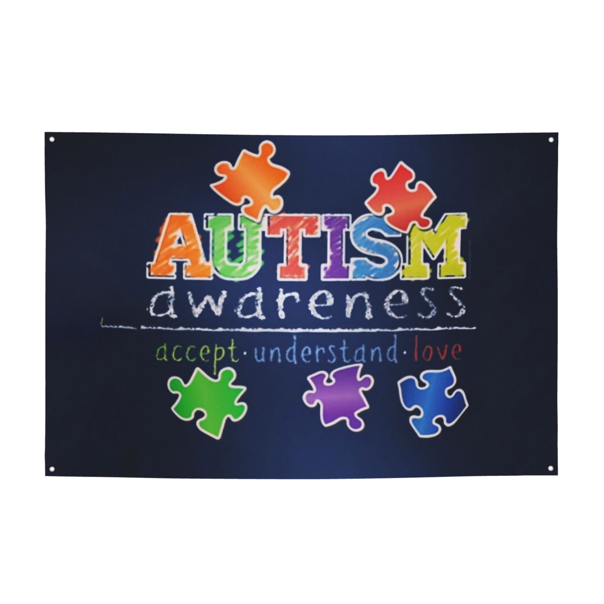 Today-Is-World-Autism-Awareness-Day-Amber-Smith Holiday Banner 47*71 ...