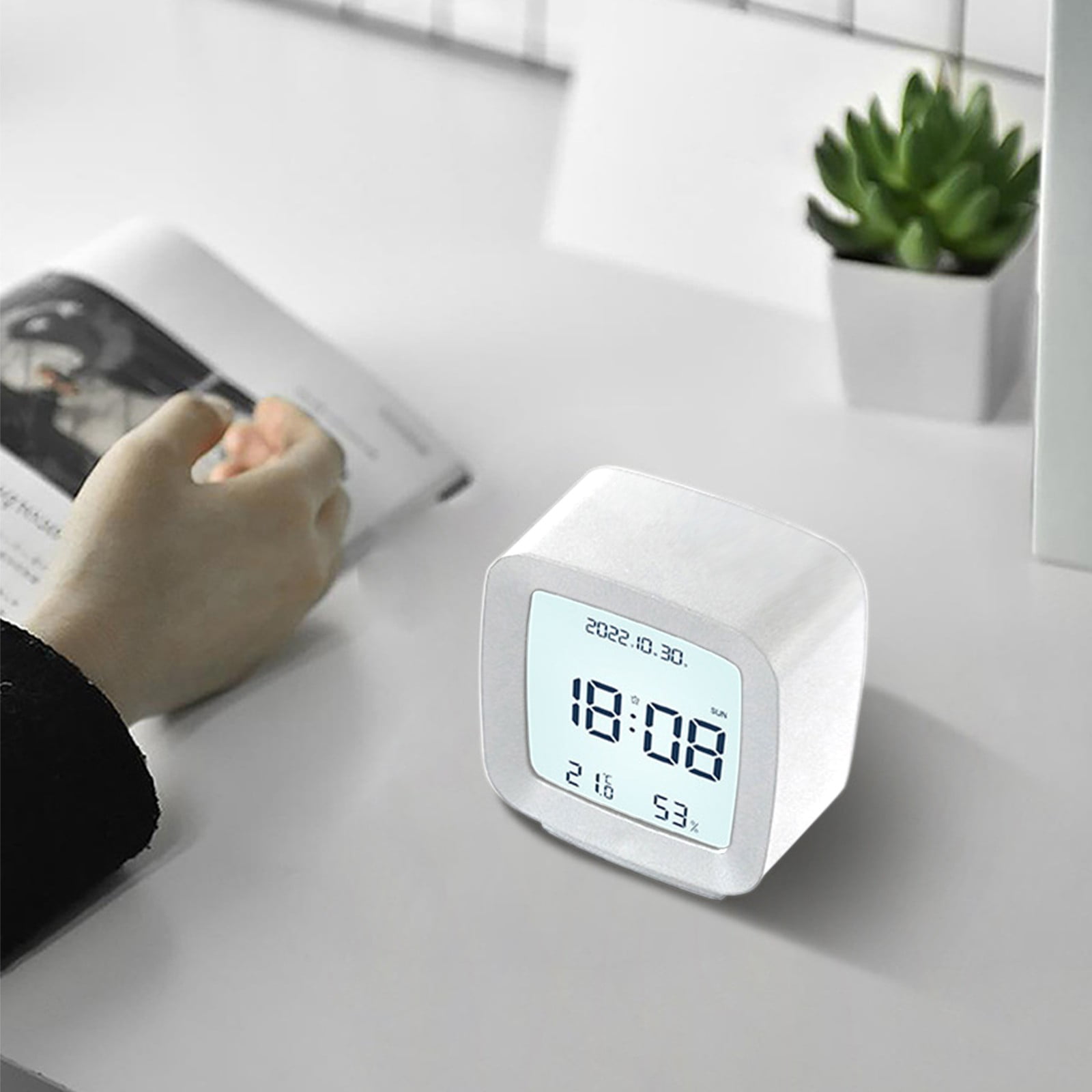 Today Lightning Deals of Digital Alarm Clock Simples LED Large Digital ...