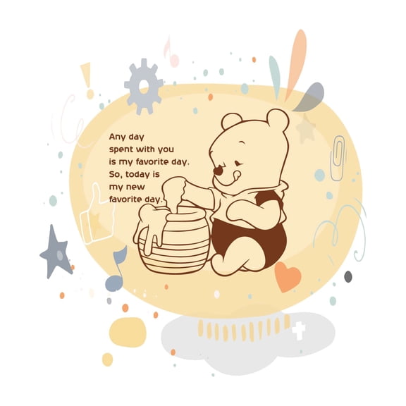 Today Is My New Favourite Day Anyday Spent with you is my Favorite Day Quote Design Wall Art Sticker Designs Vinyl Stickers For Home House Walls Rooms Windows Bedroom Decoration Size (26x26 inch)