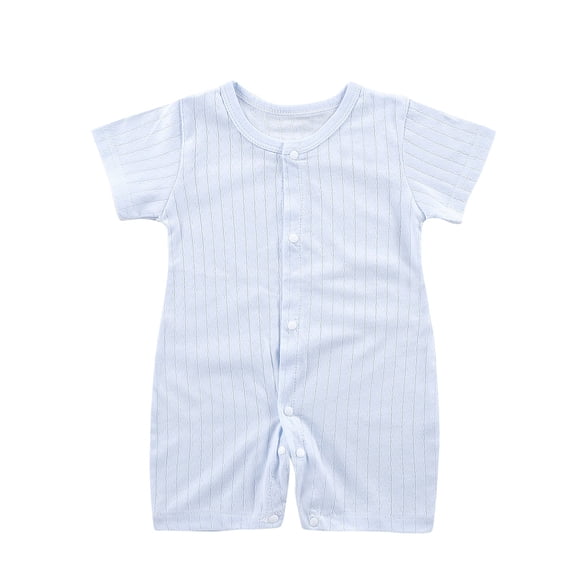 Today Snap up Rompers Short Sleeve Baby Black Ribbed Bodysuit Baby Boy Short Sleeve Jumpsuit