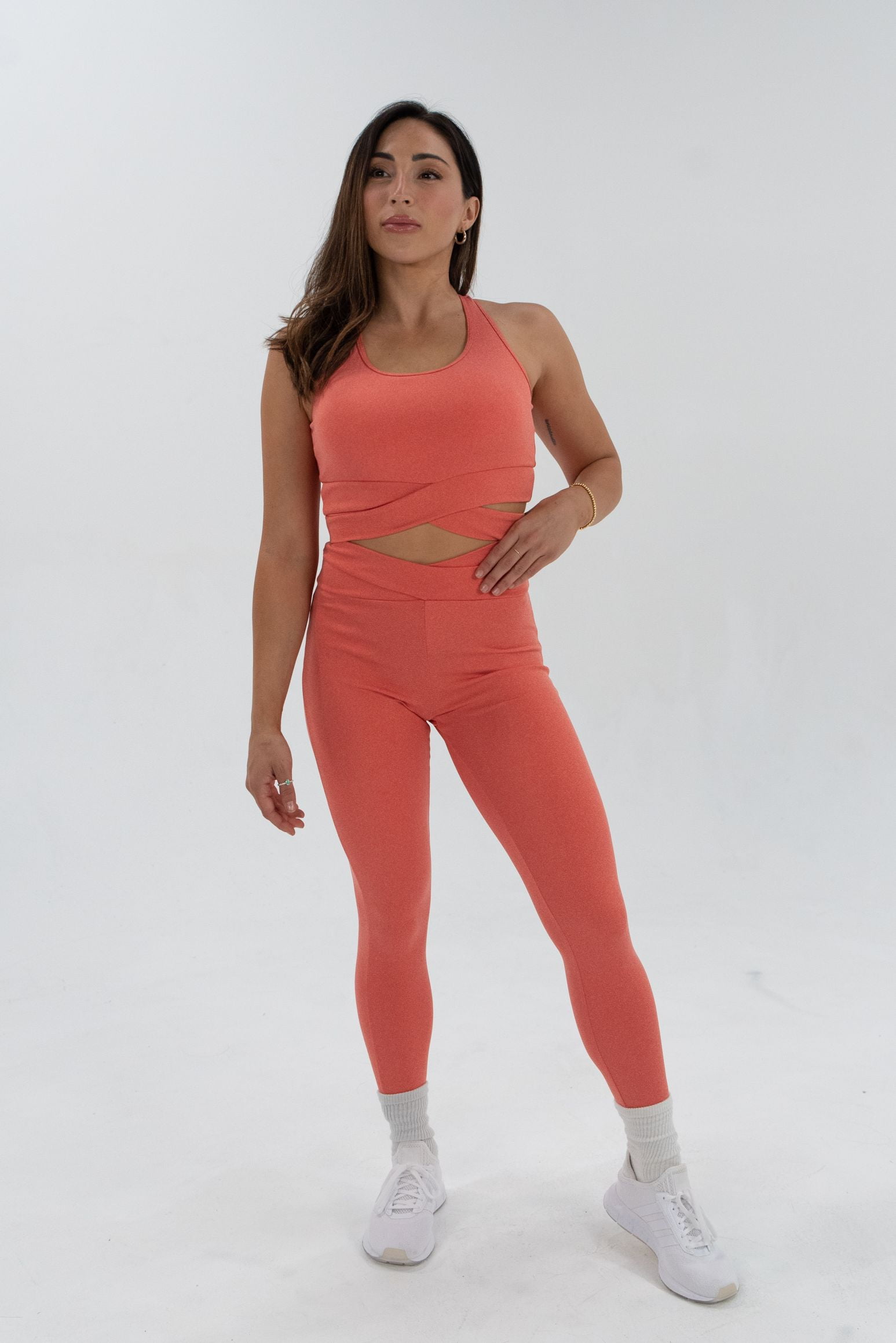 Today Sports Bra and Leggings Set Pink