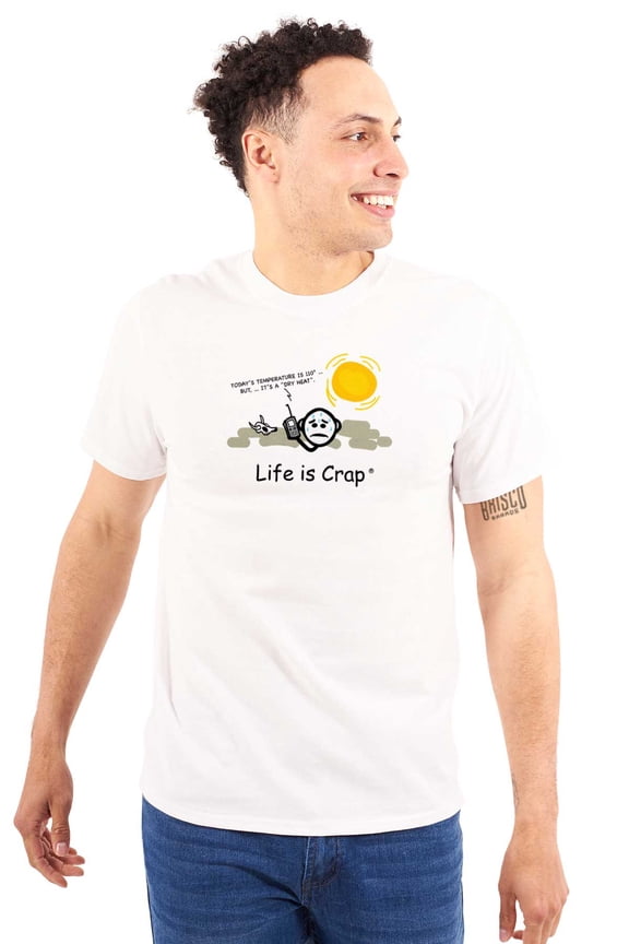 Today Temperature Dry Heat Summertime Men's Graphic T Shirt Tees Brisco Brands M