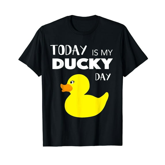 Today is My Ducky Day I Lucky Day Gift I Rubber Duck Lover T-Shirt