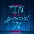 thumbnail image 1 of Today is a good day Neon Sign, Quote Wall Decor, 1 of 4