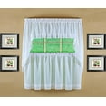 thumbnail image 1 of Today's Curtain, Ribbon Eyelet Tier 36", White, 60" W x 36" L, 1 of 13