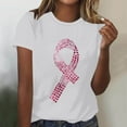 thumbnail image 1 of Today's Deal Abomasnow Women's Breast Cancer Survivor Shirts Pink Ribbon Graphics Breast Cancer Awareness T-Shirt Comfortable Soft Long Sleeve Stretch Tops, 1 of 4