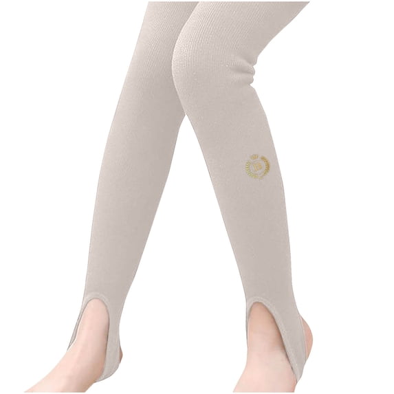 Abomasnow Cotton Leggings for Girl Kid Fall Winter Thick Outdoor Tights Slim Fit High Waist Tummy Control Stretchy Yoga Pants