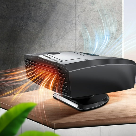 Car Heater, 2025 New Upgrade 2 in 1 Fast Heating and Cooling Car Heater Car essentials,12V Car Heater that Blow Hot Air, Portable Car Heater That Plugs into Cigarette Lighter (Black)