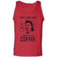 thumbnail image 1 of Today's Good Mood...Coffee Adult Tank Top, 1 of 3