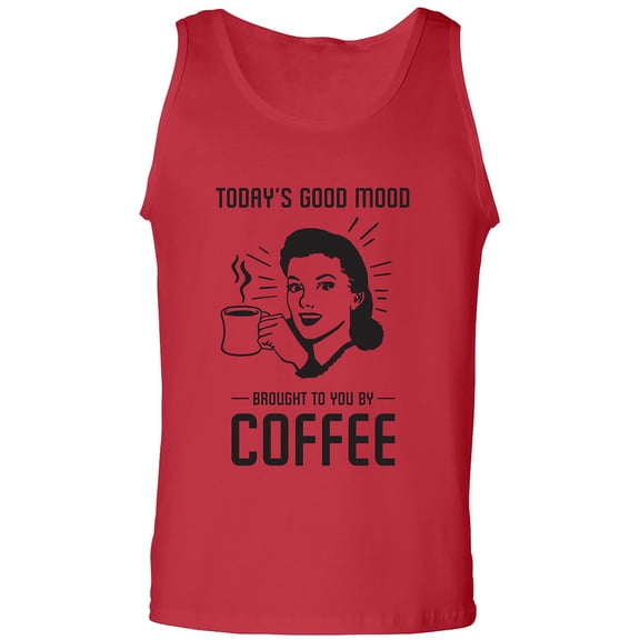 Today's Good Mood...Coffee Adult Tank Top