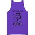 thumbnail image 1 of Today's Good Mood...Coffee Neon Tank Top, 1 of 1