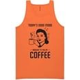 thumbnail image 1 of Today's Good Mood...Coffee Neon Tank Top, 1 of 1