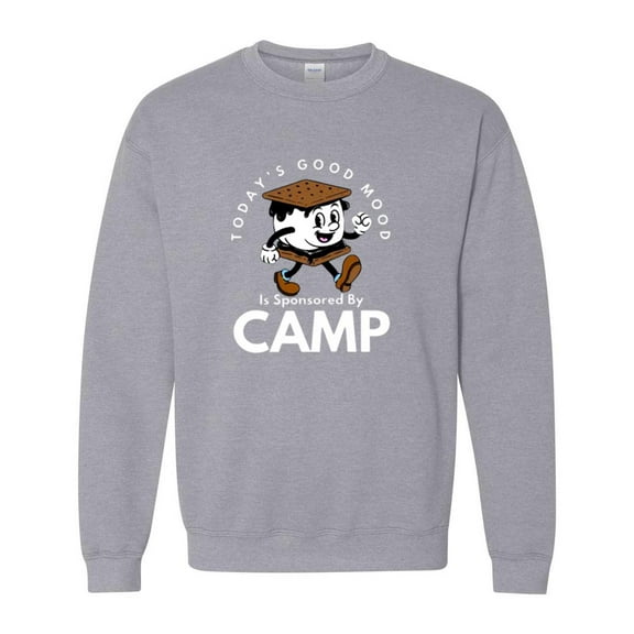 Today’s Good Mood Is Sponsored By Camp Funny Summer Quote Sweatshirt, for men & women, up to size 5XL