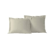 Todays Home Cotton Rich Tailored 2-Pack Euro Sham, Ivory