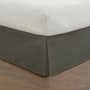 Today's Home Gray Tailored Polyester Bed Skirt, Twin