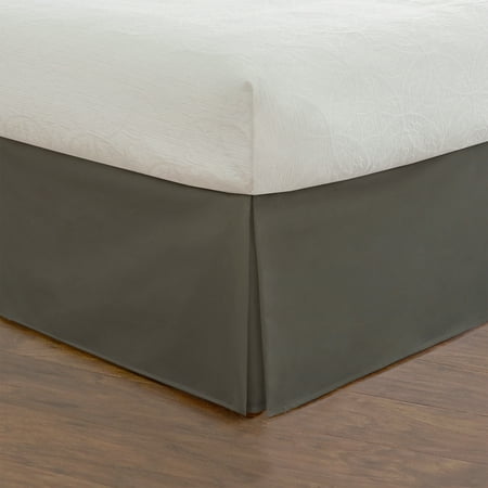 Today's Home Gray Tailored Polyester Bed Skirt, Twin