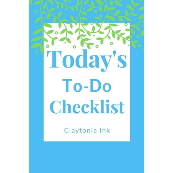 Today's To-Do Checklist, (Paperback)