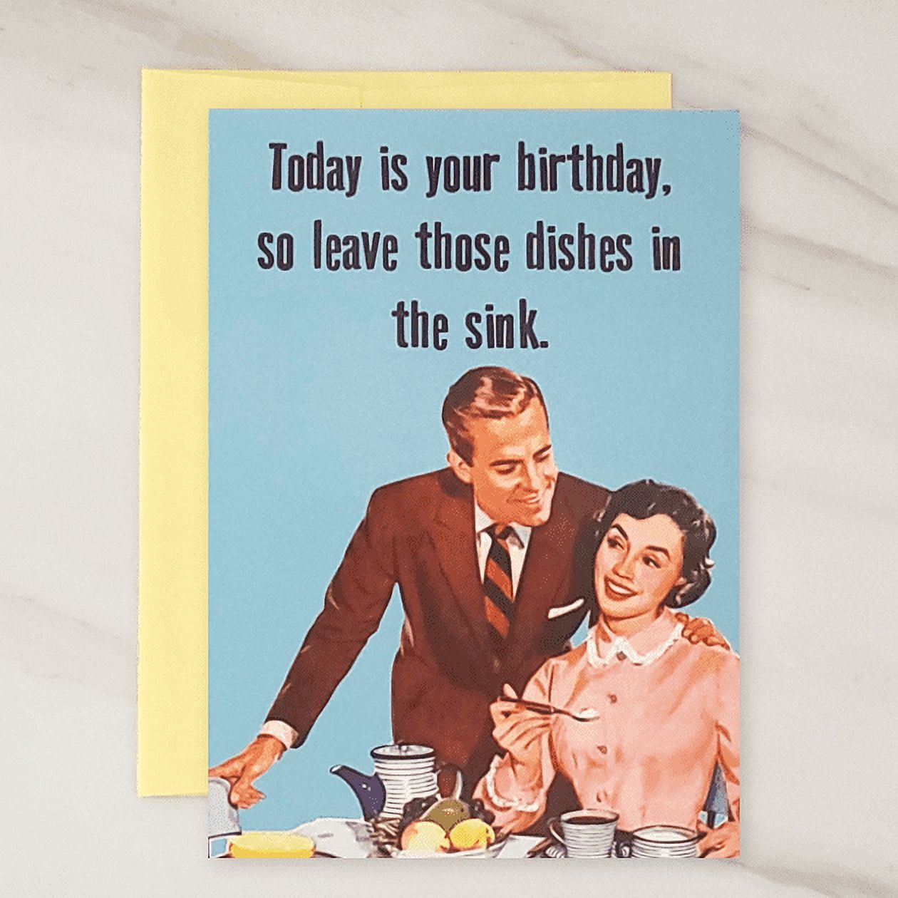 Today's Your Day, Wife Birthday Greeting Card, Funny & Offensive, 5x7 in. by Wholesalegreetingcards.co