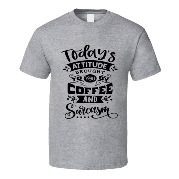 Todays Attitude Tee Funny And Sarcastic Novelty T Shirt