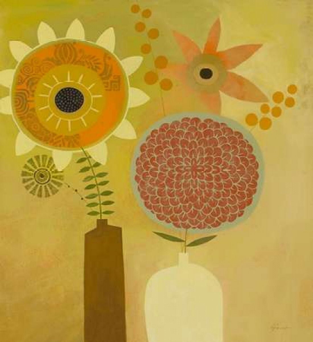 Todays Bouquet 1 Canvas Art - Richard Faust (24 x 24)