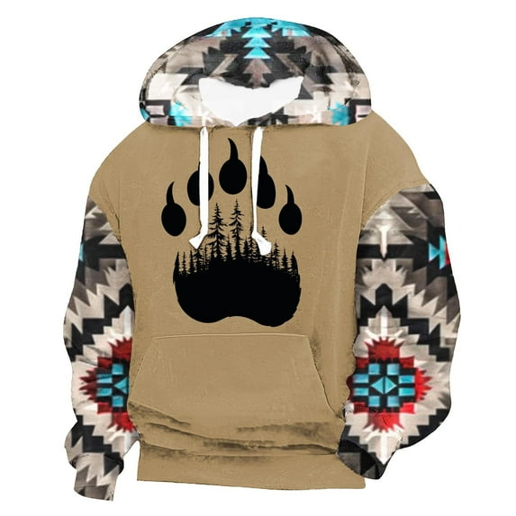 Todays Daily Otaozi Mens Hoodies Pullover Casaul Long Sleeve Hoodies for Men Pullover Black Crew Neck Sweatshirts Men Graphic Mens Tops Casual Cotton Blend Gifts for Men