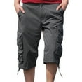 thumbnail image 1 of HOOMEUMY Men's Summer Cargo Shorts Multi-Pockets Bermuda Short Pants Straight Baggy Work Beach Shorts Gray 8, 1 of 5