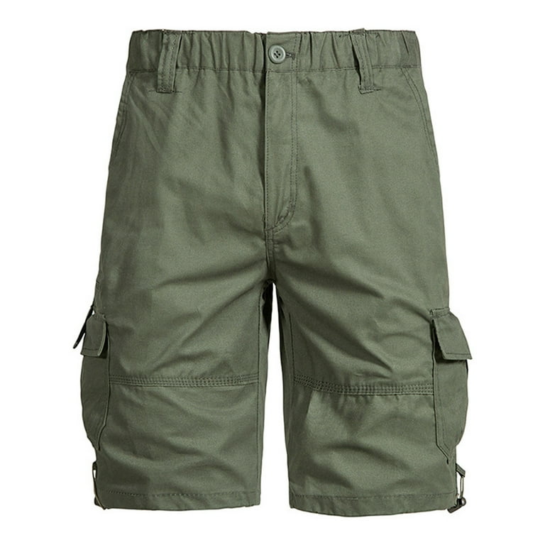 Army color shorts on sale