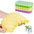 thumbnail image 1 of Todays Deals!Ice Cube Tray with Lid and Bin, 2 Pack for Freezer, 64 Pcs Ice Cube Mold, 1 of 5