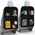 thumbnail image 1 of Todays Kids 2 Pack Kick Mats Back Seat Protector - Backseat Car Organizer for Kids, Car Storage Organizer, Back Seat Cars Organizers, Cars Organizers Backs Seats, Travel Accessories, 4 Pockets, 1 of 8