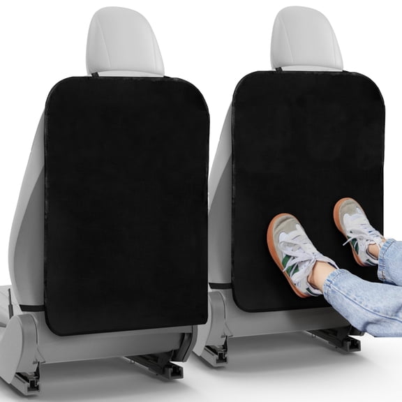 Todays Kids 2 Pack Kick Mats Back Seat Protector - Backseat Car Organizer for Kids, Car Storage Organizer, Back Seat Cars Organizers, Cars Organizers Backs Seats, Travel Accessories, No Pockets