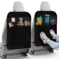 thumbnail image 1 of Todays Kids 2 Pack Kick Mats Back Seat Protector - Backseat Car Organizer for Kids, Car Storage Organizer, Back Seat Cars Organizers, Cars Organizers Backs Seats, Travel Accessories, 3 Pockets, 1 of 8