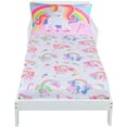 thumbnail image 1 of Todays Kids 2-Piece Unicorn Bedding Toddler Sheet Set - Breathable 100% Soft Brushed Microfiber Polyester, Standard Size Crib Sheet Set - Gentle on Delicate Skin - Fitted Toddler Sheets & Pillowcase, 1 of 6