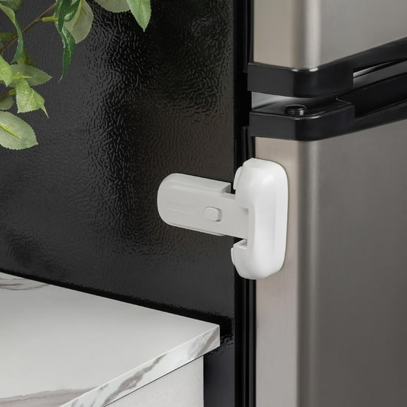 Todays Kids Child Proof Refrigerator Lock - Fridge / Freezer Lock, Easy to Install Child Lock for Fridge