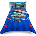 thumbnail image 1 of Todays Kids Choo Choo Train Toddler Bed Sheets for Boys - 4-Piece Toddler Boy Bedding Set Crib Size, Reversible Comforter & Pillowcase, Flat Sheet, Fitted Sheet, Breathable & Super Soft Microfiber, 1 of 8