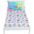 thumbnail image 1 of Todays Kids Mermaids 2-Piece Toddler Bedding Set - Breathable 100% Soft Brushed Microfiber Polyester, Standard Size Mermaid Bedding, Gentle on Delicate Skin, Fitted Toddler Bed Sheet Set & Pillowcase, 1 of 4
