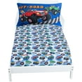 thumbnail image 1 of Todays Kids Monster Truck Bedding Toddler Bed Sheets 2-Piece Toddler Bed Sets for Boys Crib Size, 28x52 Fitted Sheet & 20x30 Pillowcase, Soft Breathable & Fade-Resistant Microfiber, Machine Washable, 1 of 6