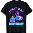 thumbnail image 1 of Todays My Birthday Llama Birthday Party Decorations Boys T-Shirt, 1 of 5