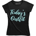 thumbnail image 1 of Todays Outfit Slogan Statement Celebrity Cute Lazy Not Today Tee Shirt, 1 of 4