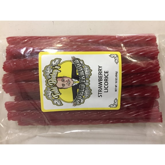 Todd Bosley's World Famous 16 Oz Strawberry Licorice (2 Pack)