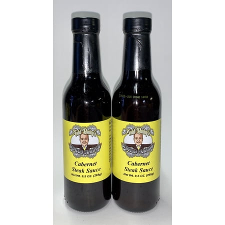 Todd Bosley's World Famous Cabernet Steak Sauce (2 Pack)