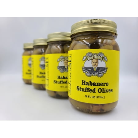 Todd Bosley's World Famous Habanero Stuffed Olives 4 Pack