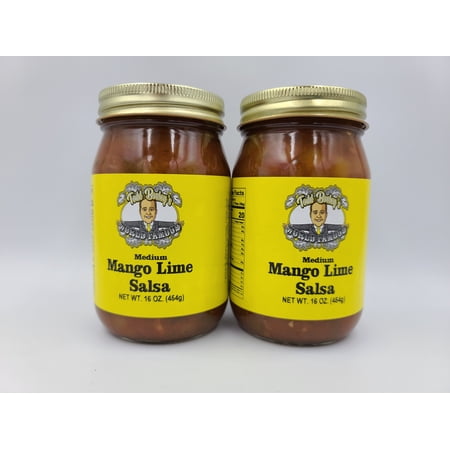 Todd Bosley's World Famous Medium Mango Lime Salsa 2 Pack