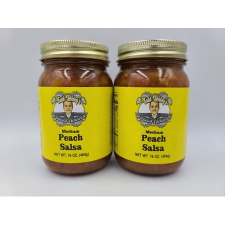 Todd Bosley's World Famous Medium Peach Salsa 2 Pack