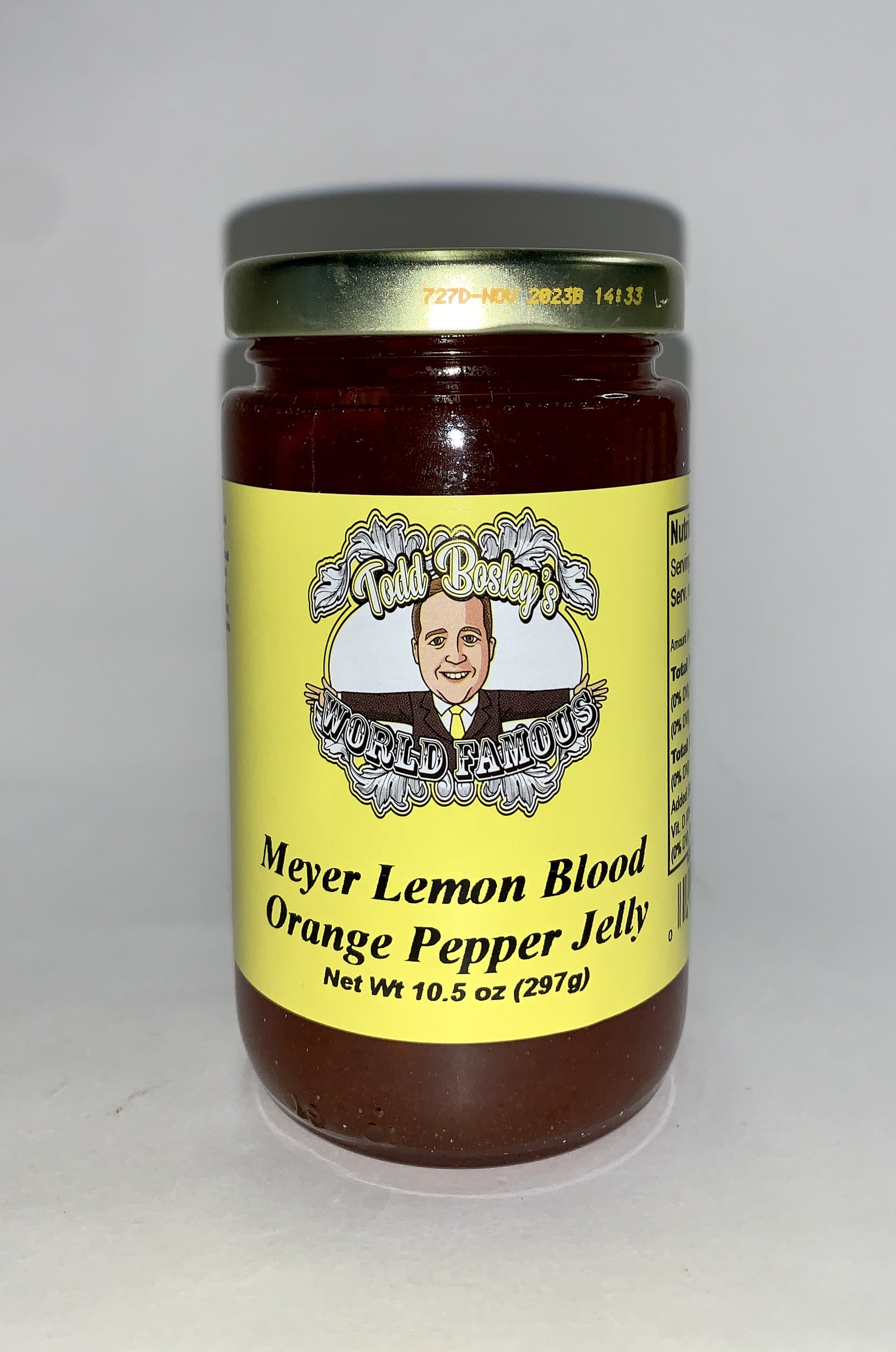 Todd Bosley's World Famous Meyer Lemon Blood Orange Pepper Jelly