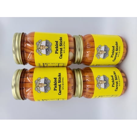 Todd Bosley's World Famous Pickled Carrot Sticks 4 Pack