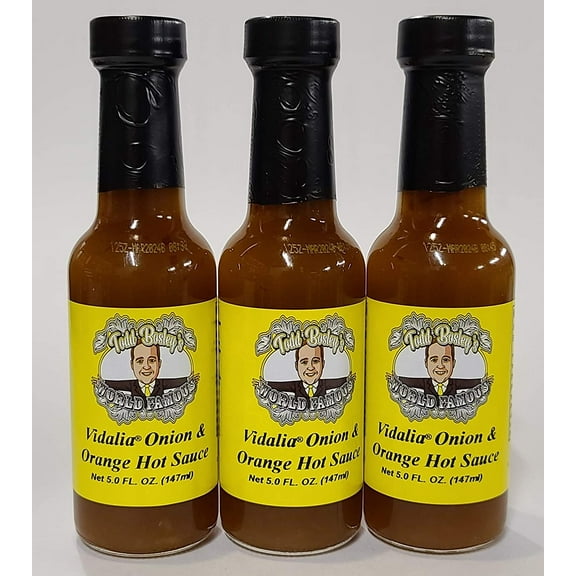 Todd Bosley's World Famous Vidalia Onion & Orange Hot Sauce (3 Pack)