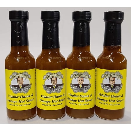Todd Bosley's World Famous Vidalia Onion & Orange Hot Sauce (4 Pack)