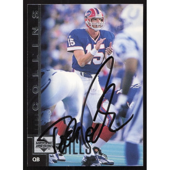 Todd Collins Autographed 1997 Upper Deck Card #73 Buffalo Bills SKU #260408