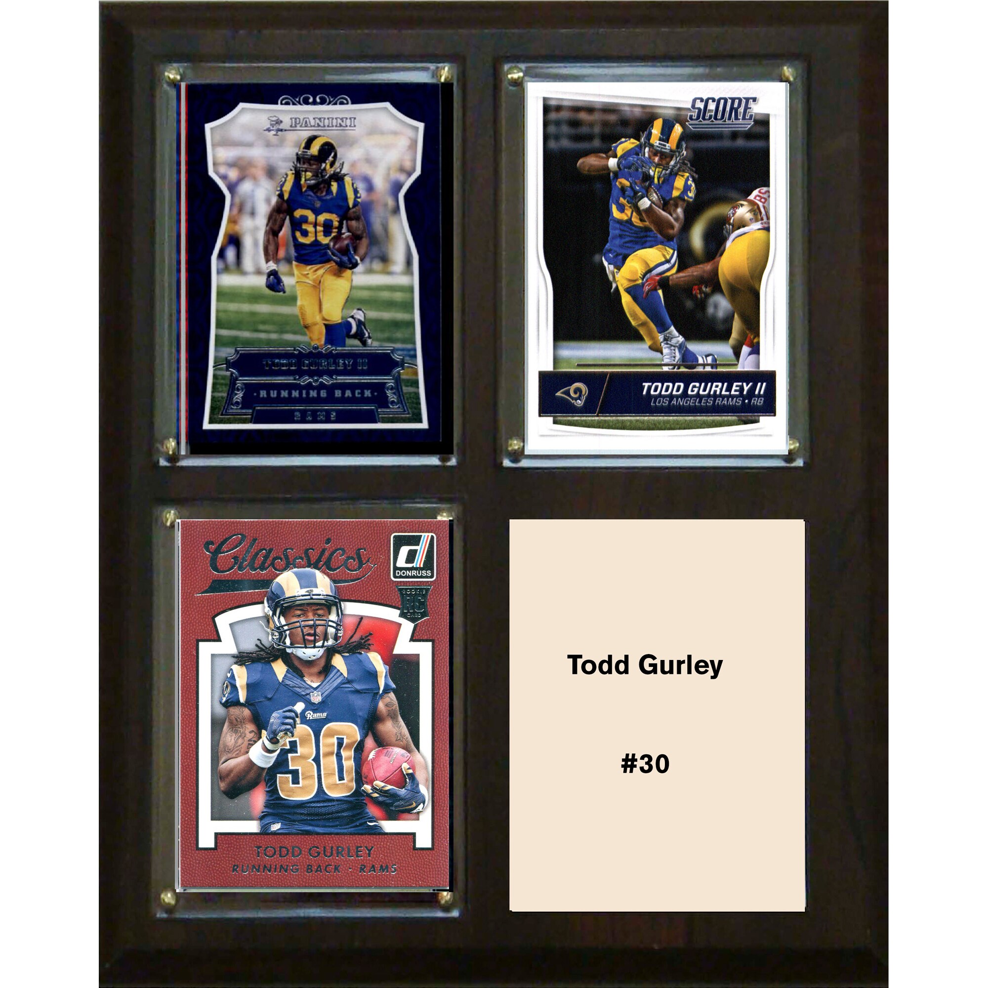Todd Gurley II Rams 8'' x 10'' Plaque - Walmart.com